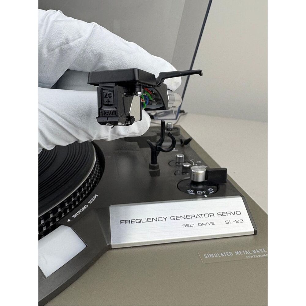 Technics SL-23 Turntable Tone Arm Assembly w/ Controls, Counterweight & Stylus A